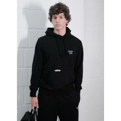 BASIC REGULAR CUT HOODIE BLACK