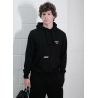 BASIC REGULAR CUT HOODIE BLACK