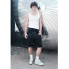LASER SHORTS WASHED