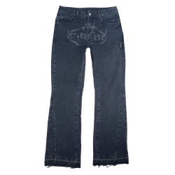 LASER FLARED JEANS