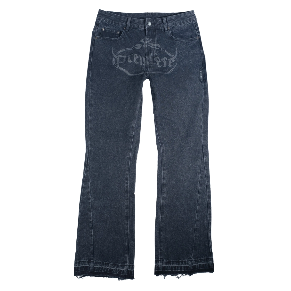 LASER FLARED JEANS