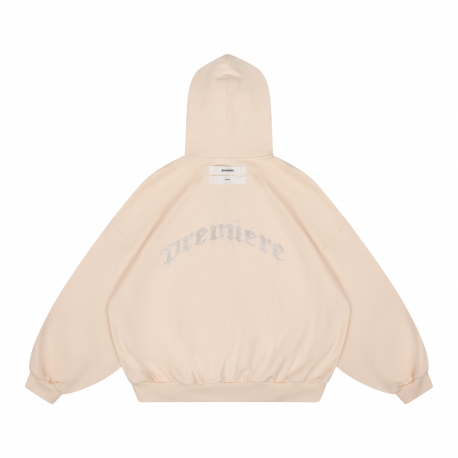 SPARKLE HOODIE OFF-WHITE
