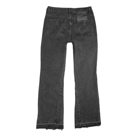 LASER FLARED JEANS