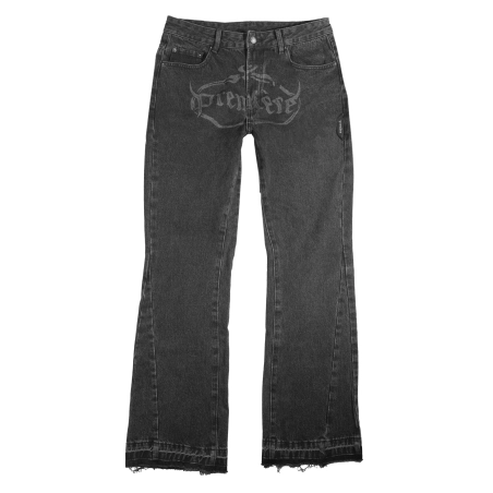 LASER FLARED JEANS