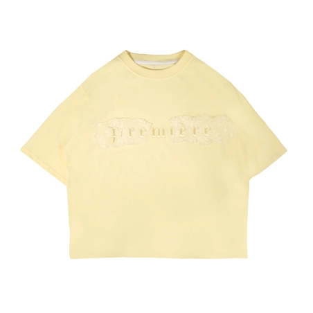LACE TEE BUTTER YELLOW