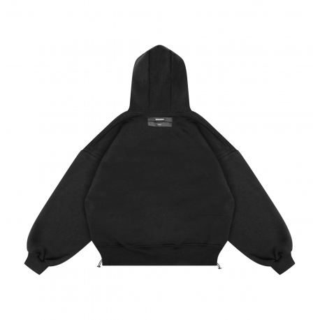 BASIC LOGO HOODIE BLACK