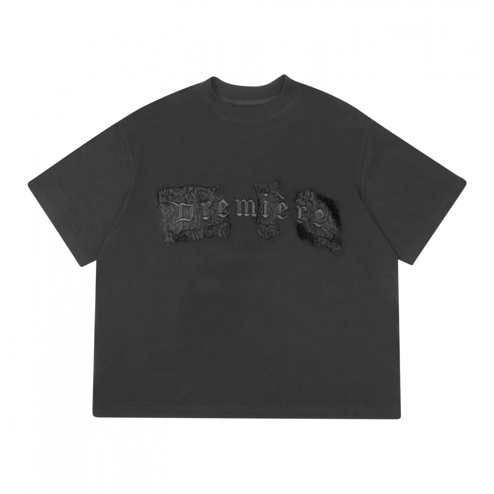 LACE TEE BLACK