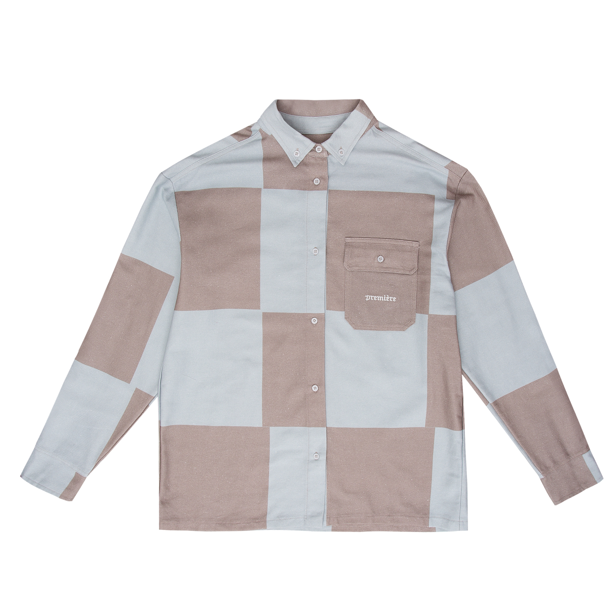 PANED SHIRT PEARL BLUE