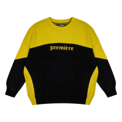 KNITTED SWEATER YELLOW MOON