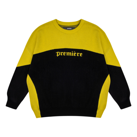 KNITTED SWEATER YELLOW MOON