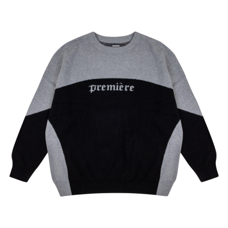 KNITTED SWEATER DARK GREY