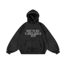 JESUS HOODIE BLACK