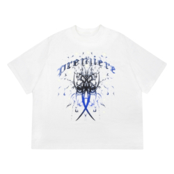X CRYSTALS TEE OFF-WHITE