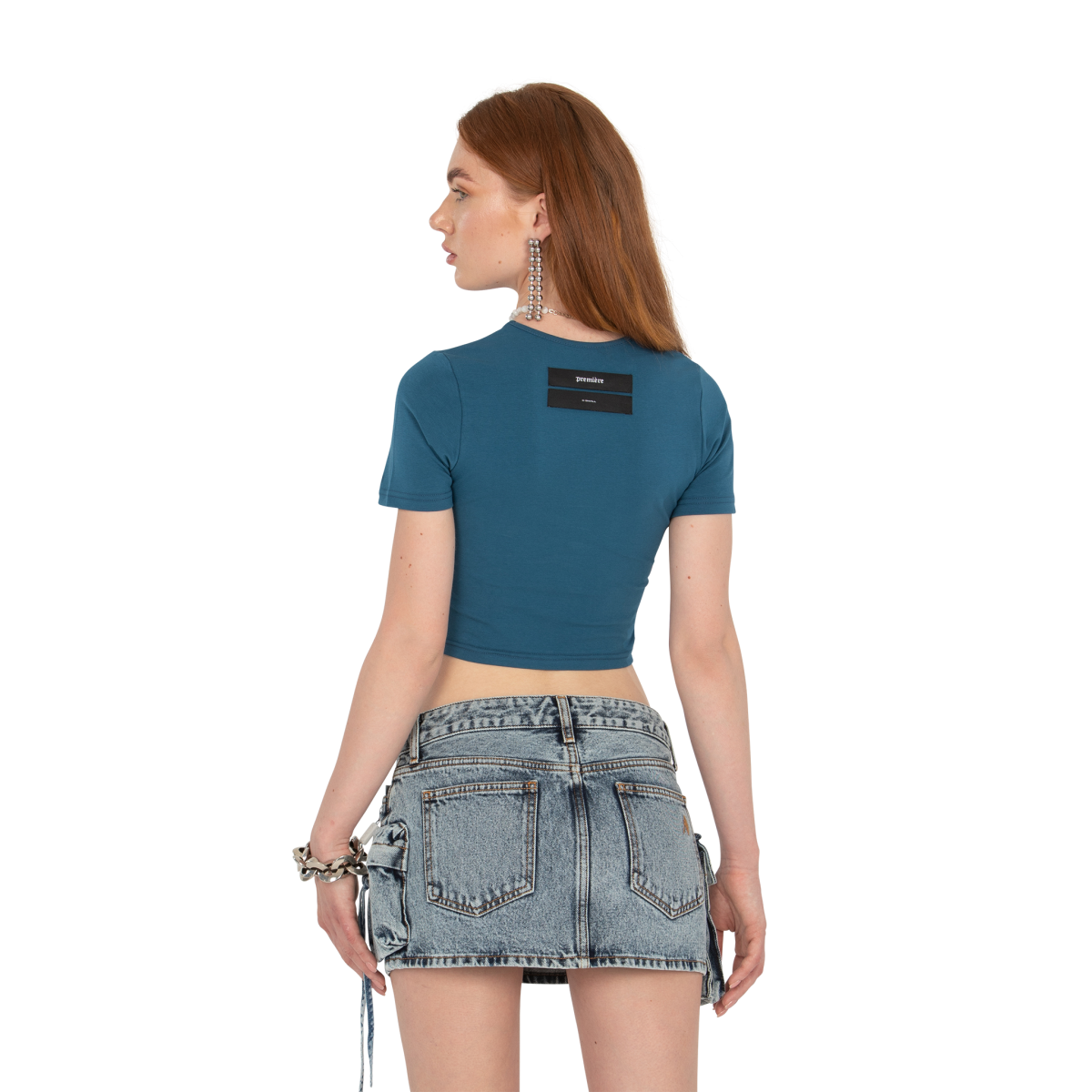 FRACTAL TOP DARK BLUE