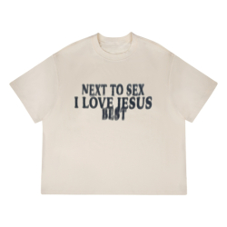 JESUS TEE CREAMY
