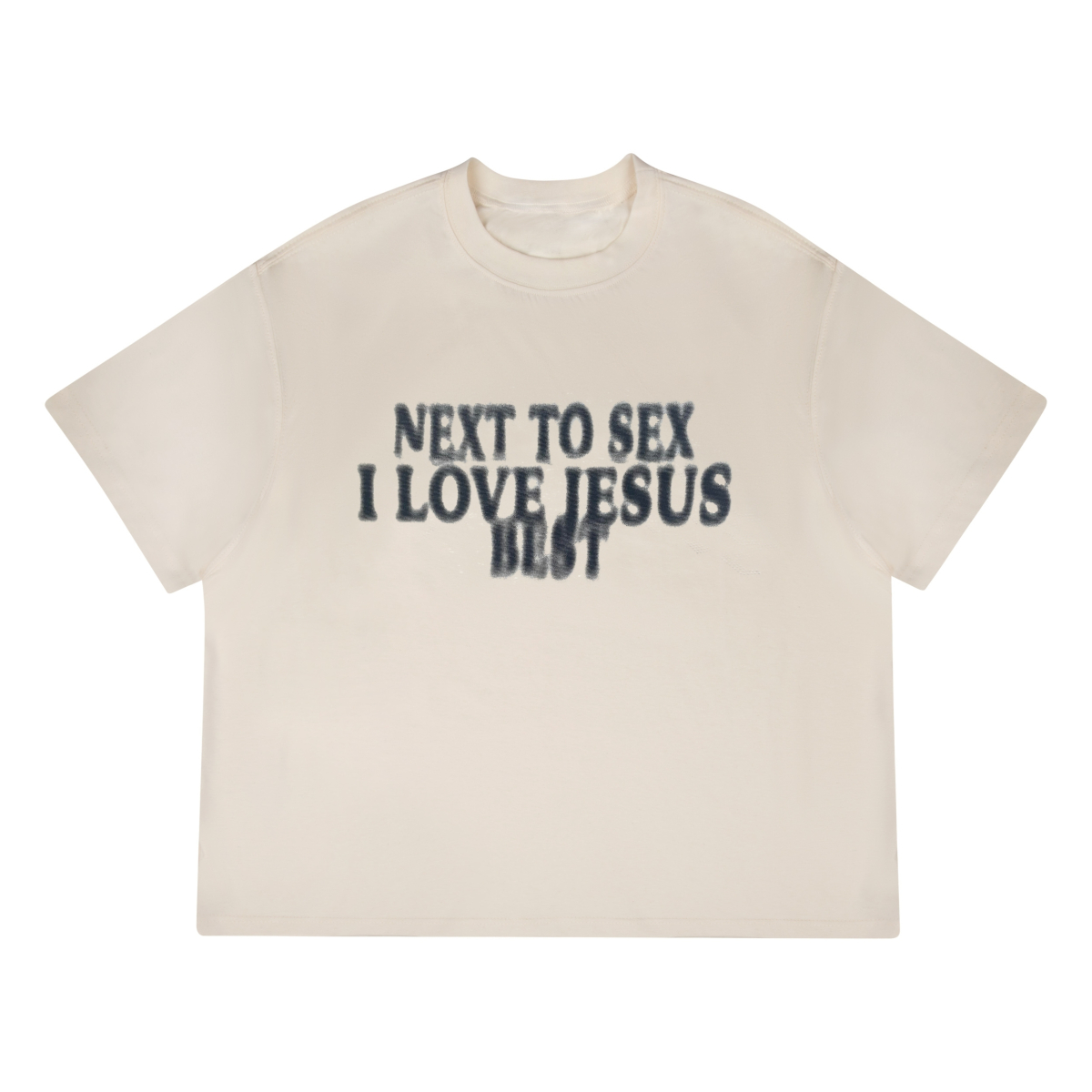 JESUS TEE CREAMY
