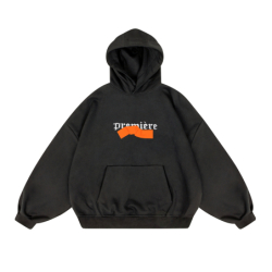 TAPE HOODIE BLACK