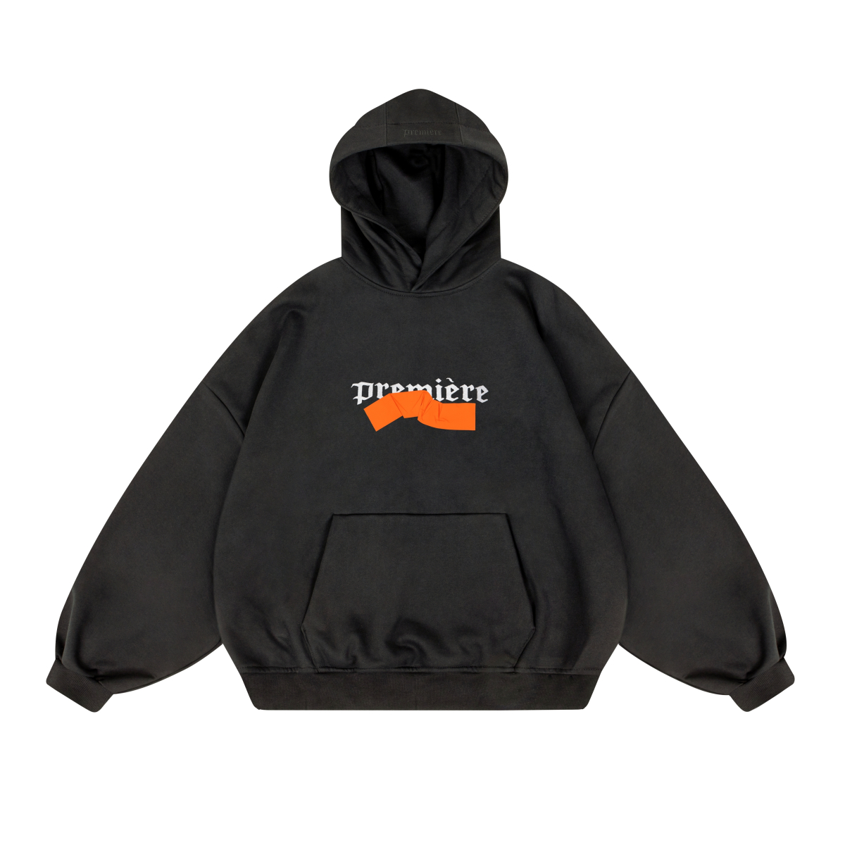 TAPE HOODIE BLACK