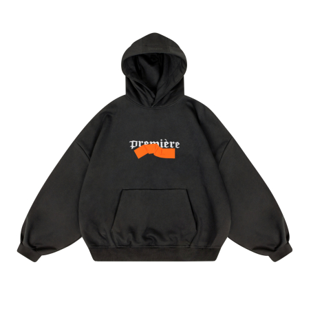 TAPE HOODIE BLACK