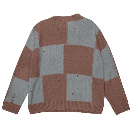 PANED KNITTED SWEATER