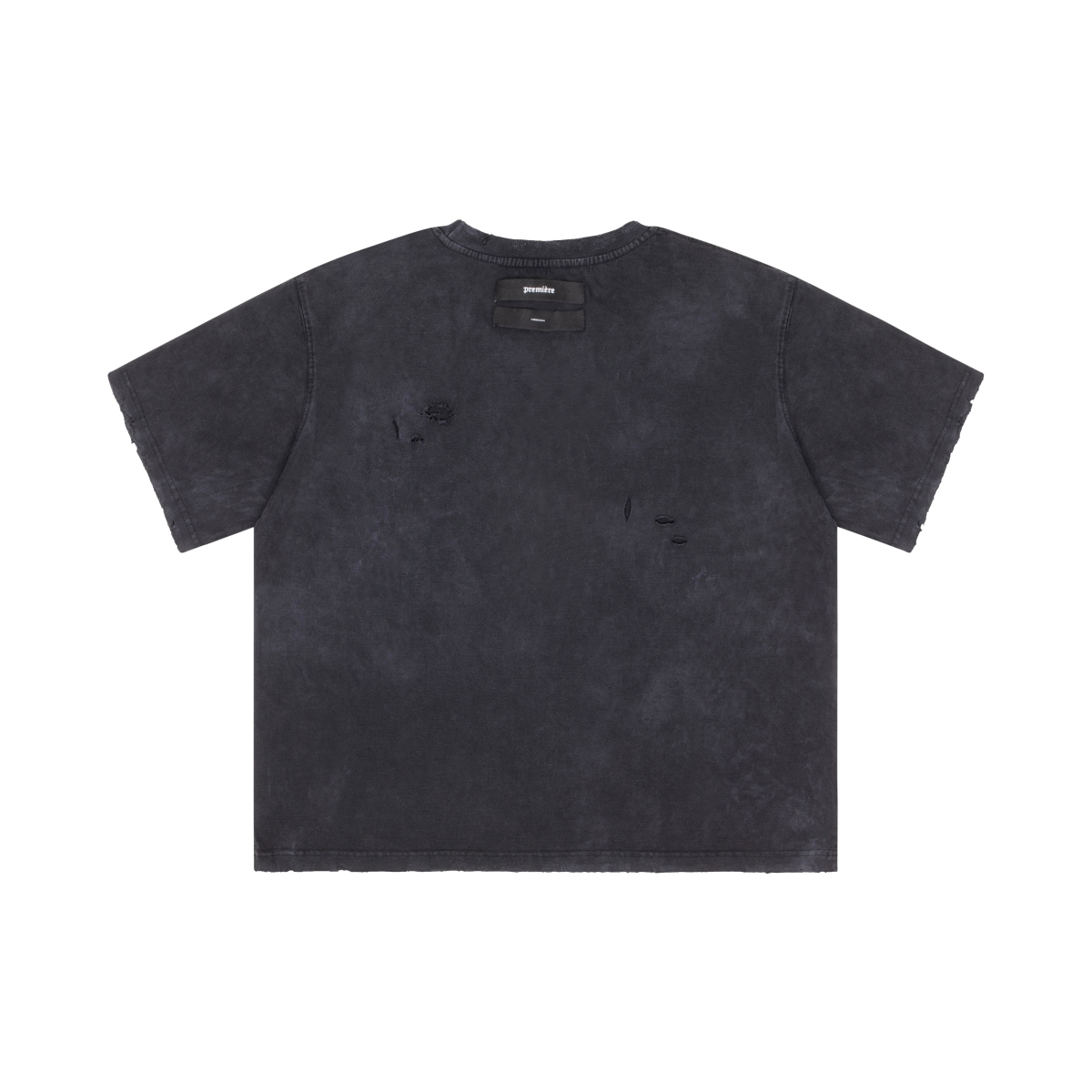 6 TEE DISTRESSED WASHED BLACK
