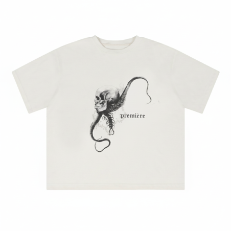 SKULL TEE OFF-WHITE